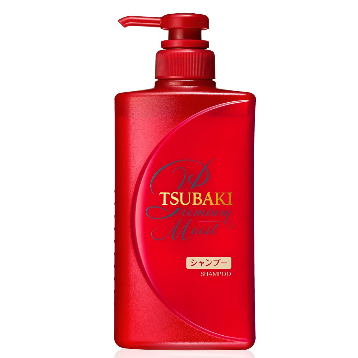 Dầu Gội Tsubaki Premium Dưỡng Tóc Bóng Mượt Đỏ 490ml
