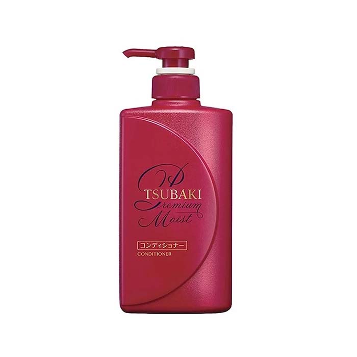 Dầu Xả Tsubaki Premium Dưỡng Tóc Bóng Mượt Đỏ 490ml