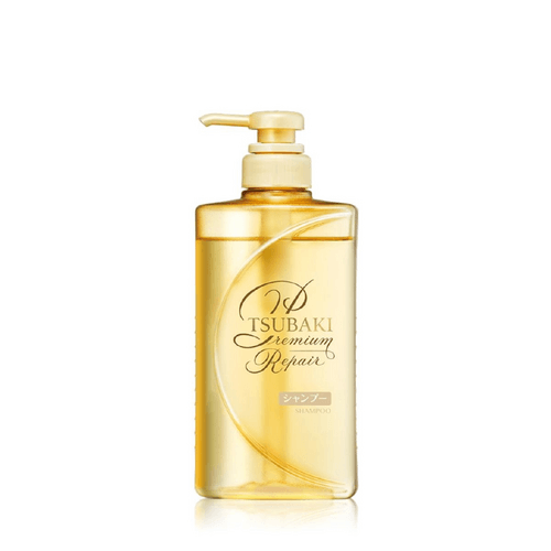 Dầu Gội Tsubaki Premium Ngăn Ngừa Rụng Tóc Vàng 490ml