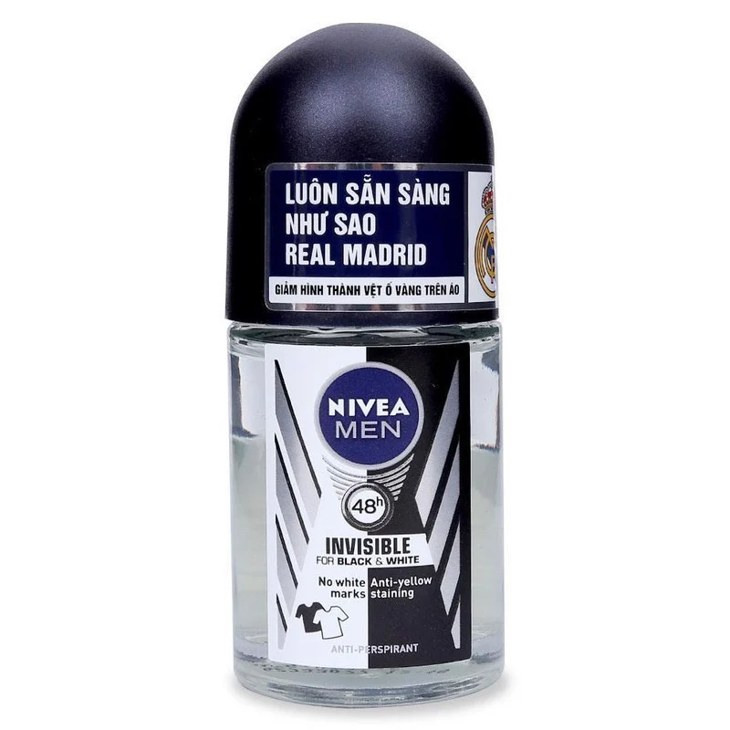 Lăn khử mùi Nivea Men ngăn ố vàng