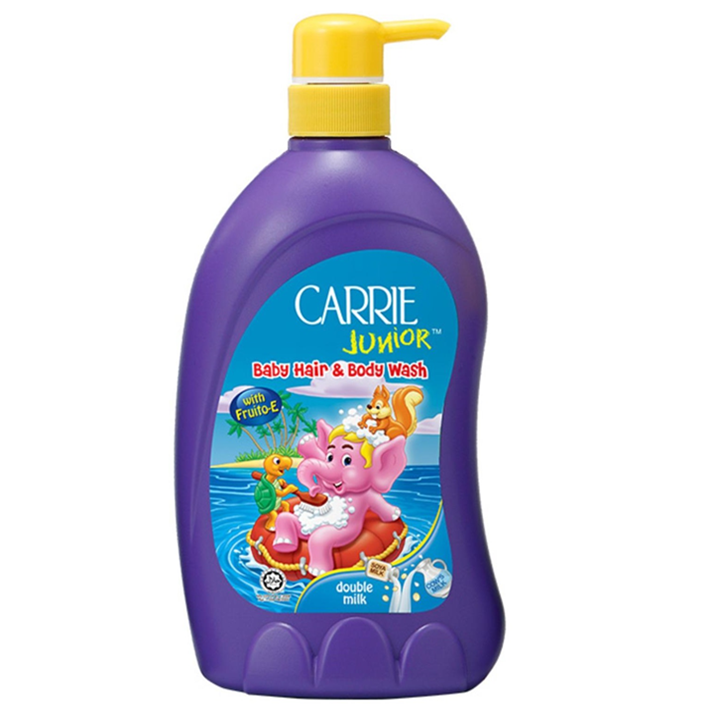 Carrie Junior Tắm gội toàn thân cho bé Tinh chất sữa 700 gr