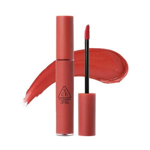 Son Kem Lì 3CE Mịn Màng Như Nhung Daffodil - Đỏ Đất 4g