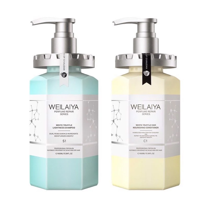 Bộ Dầu Gội Xả Phục Hồi Đa Tầng Nấm Truffle Weilaiya 450ml