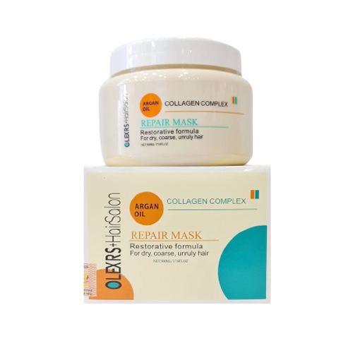 Kem Ủ Tóc Olexrs Hair Salon Argan Oil Collagen Complex Repair Mask 500ml